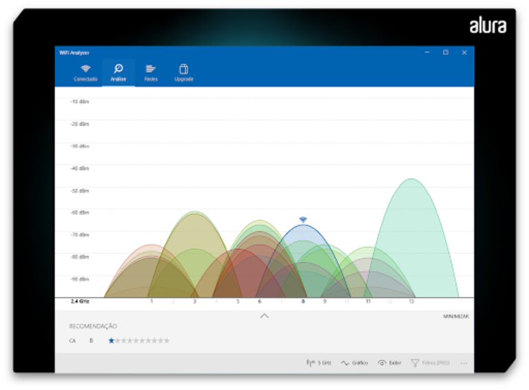 Janela do programa DNS Benchmark. 