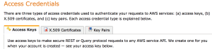 Security Credentials