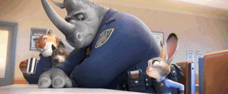 Gif de dois personagens da animação 