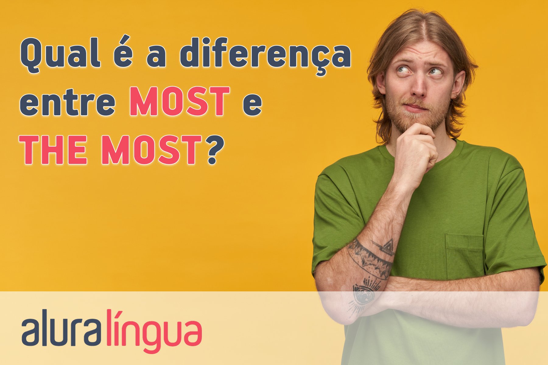 Qual é a diferença entre most e the most #inset