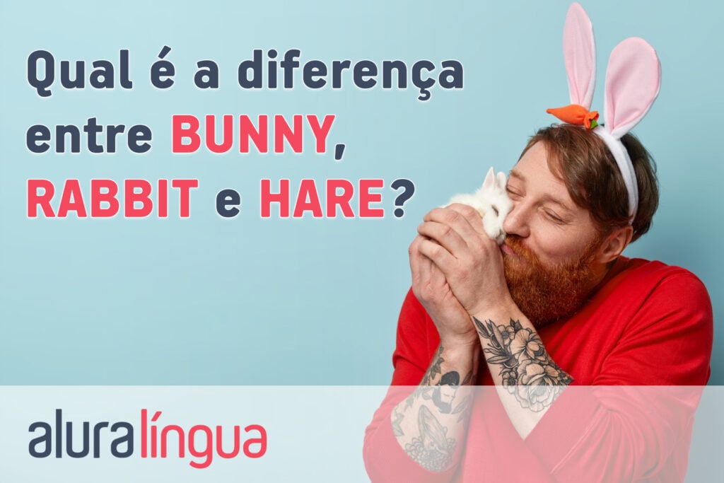 Qual é a diferença entre BUNNY, RABBIT e HARE?