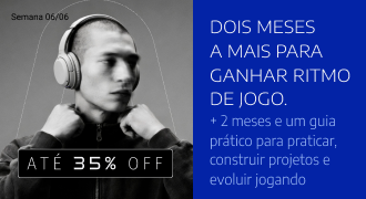 Banner promocional da Alura anunciando até 35% de desconto em cursos de tecnologia. A imagem mostra uma pessoa programando em frente ao computador e convida profissionais a evoluírem junto com as mudanças do mercado. O texto destaca a oportunidade de desenvolver novas habilidades, acessar um guia de carreira exclusivo e avançar na carreira tech com o apoio da Alura.